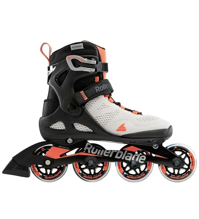 Rollerblade Rullskridskor - Macroblade - 80 W - Grå/Coral - Inli (#3158)