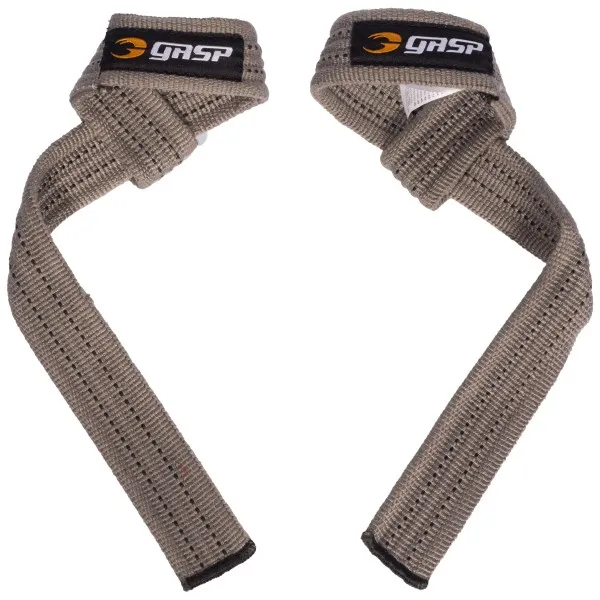 GASP Lifting Straps, grey/black