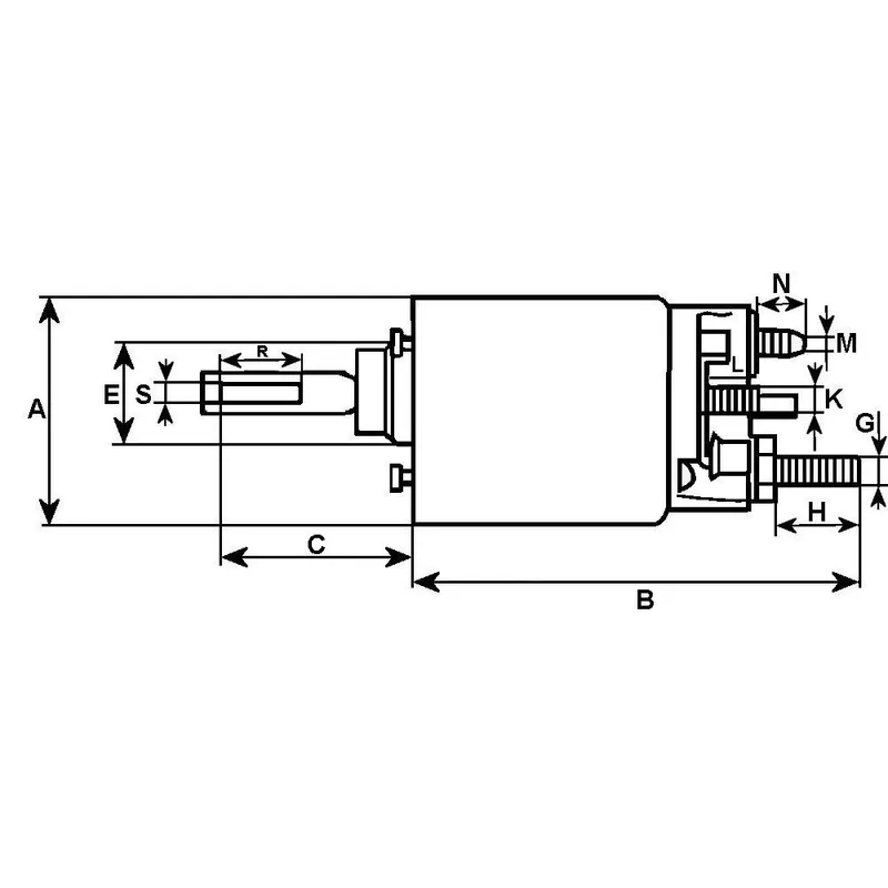 Solenoid, startmotor HC-Cargo F 032 231 981