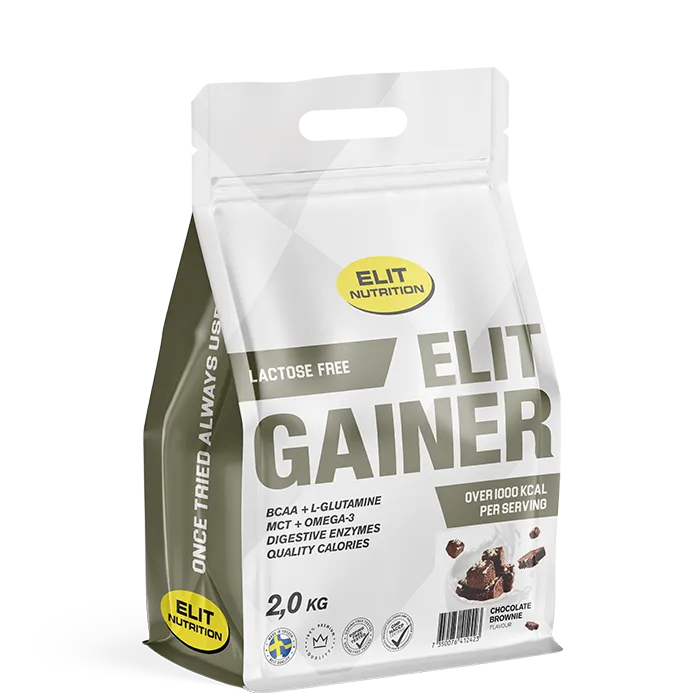 Elit Nutrition Gainer Laktosfri Chocolate Brownie 2 kg