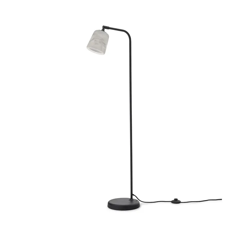 Material Golvlampa The Black Sheep – New Works Material The Black Sheep – Vardagsrum – Design – Marmor – Med en ljuskälla