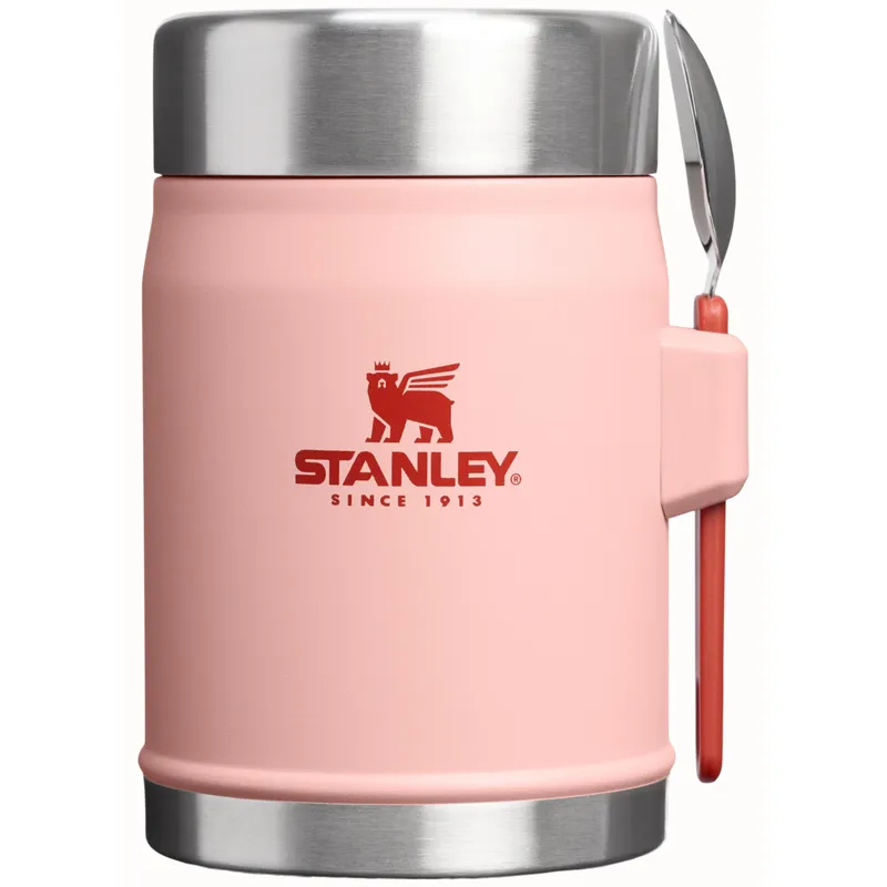 Stanley Legendary Classic mattermos med spork 0,41 liter, peach rose