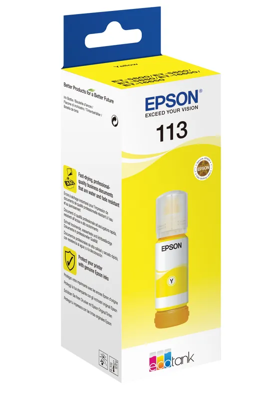 Epson bläckpatron 113 original gul 70 ml
