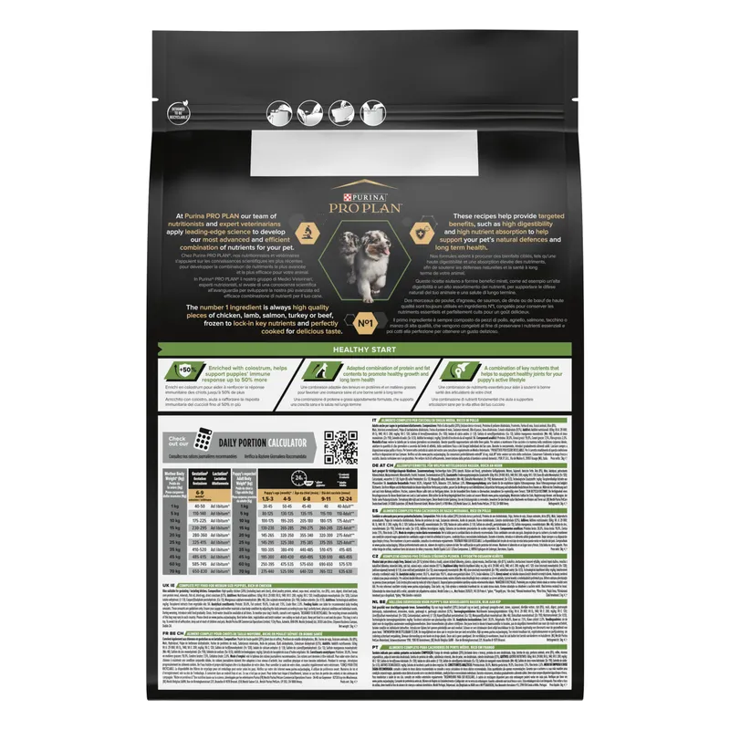Medium Puppy Healthy Start Torrfoder med Kyckling - 3 kg