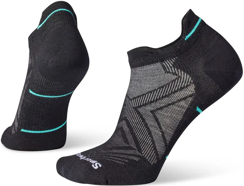 Smartwool Women’s Run Zero Cushion Low Ankle Socks Black