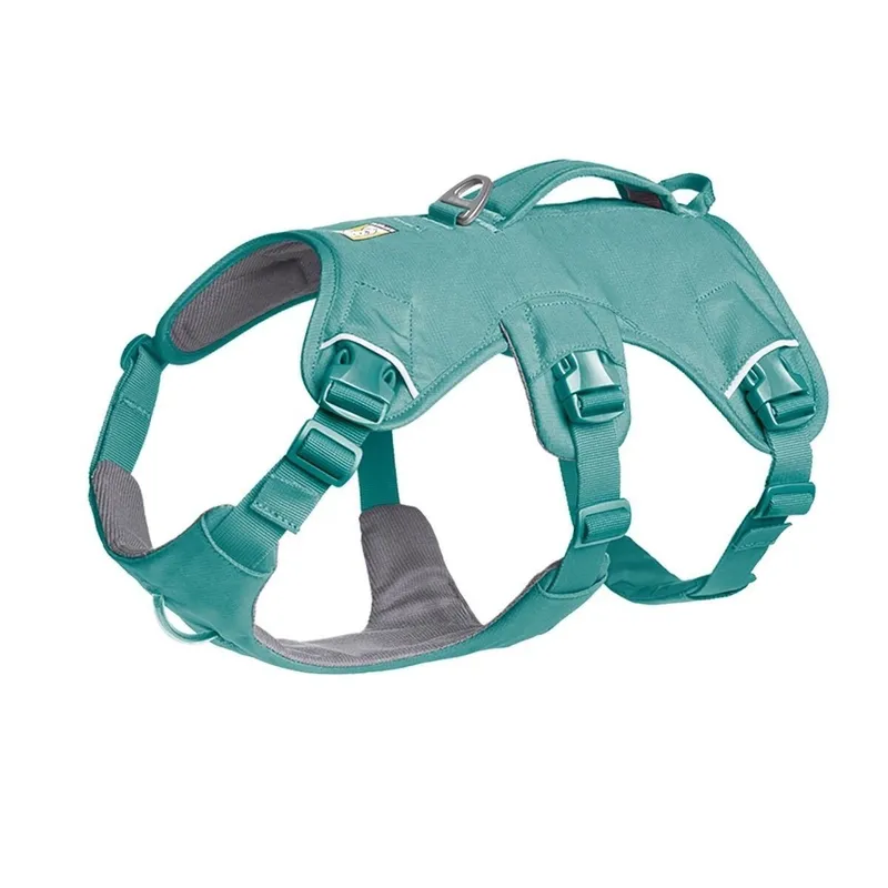 Ruffwear Web Master Dog Harness with Handle River Rock Green (#8472)