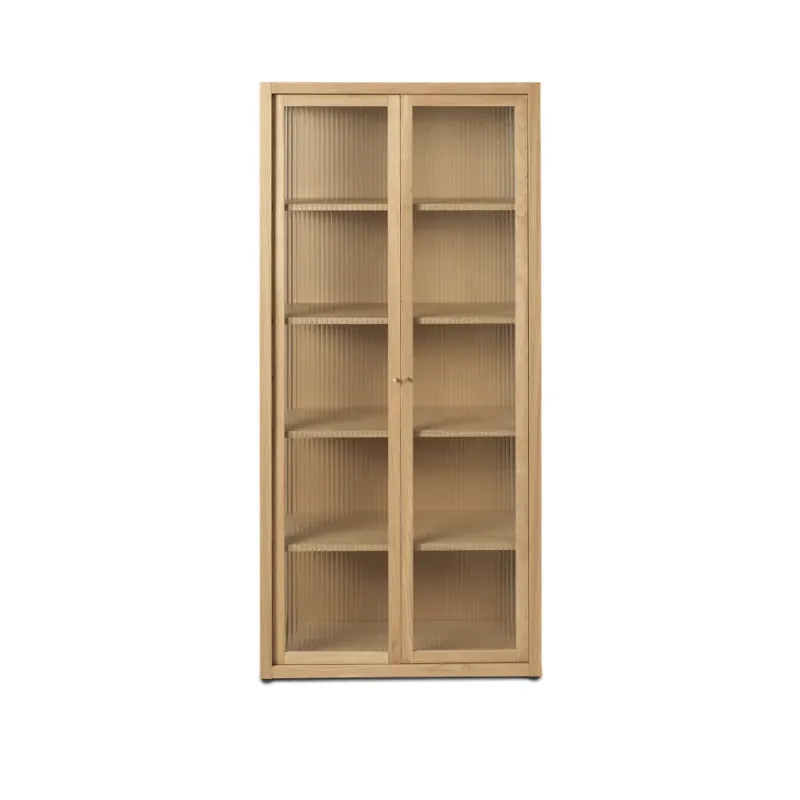 Ferm Living, Reed Vitrinskåp – Natural Oak