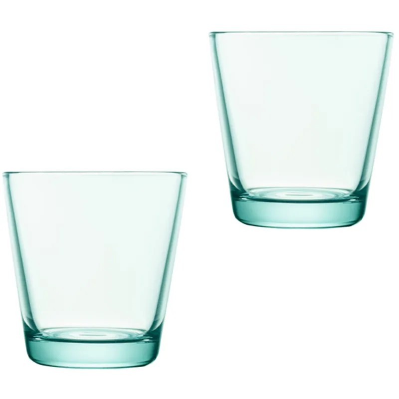 Iittala Kartio dricksglas 21 cl 2-pack vattengrön