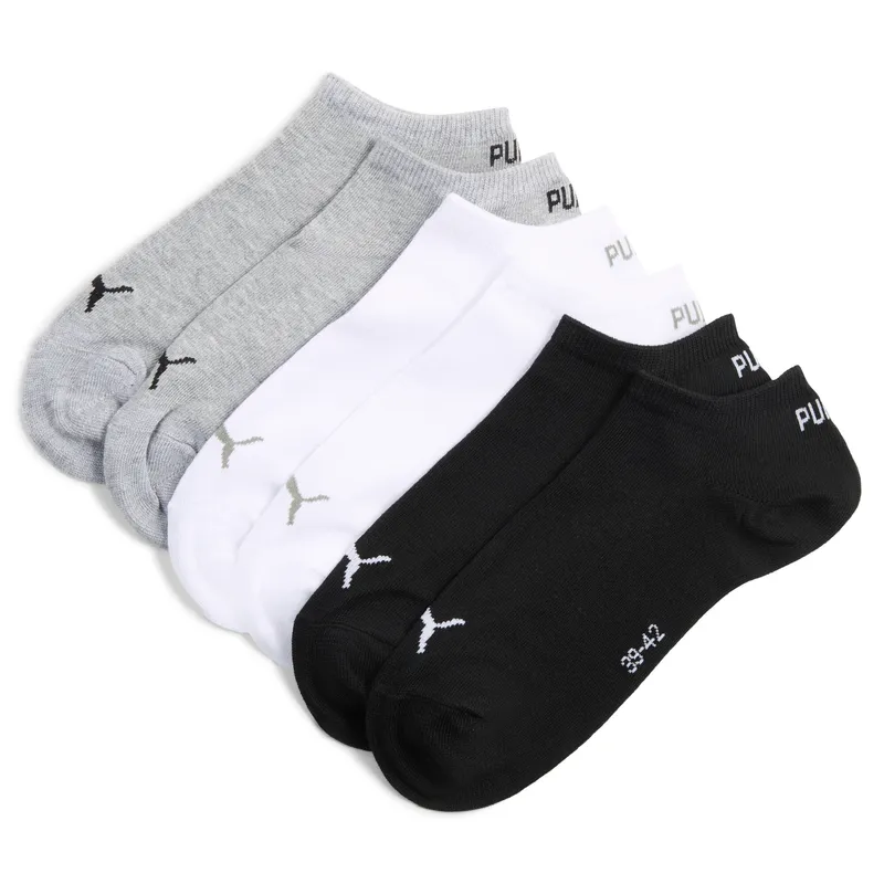 Puma Strumpor 3P Sneaker Socks Svart/Grå Strl 35/38