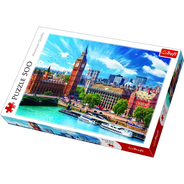 Pussel Sunny day in London 500 bitar, Trefl
