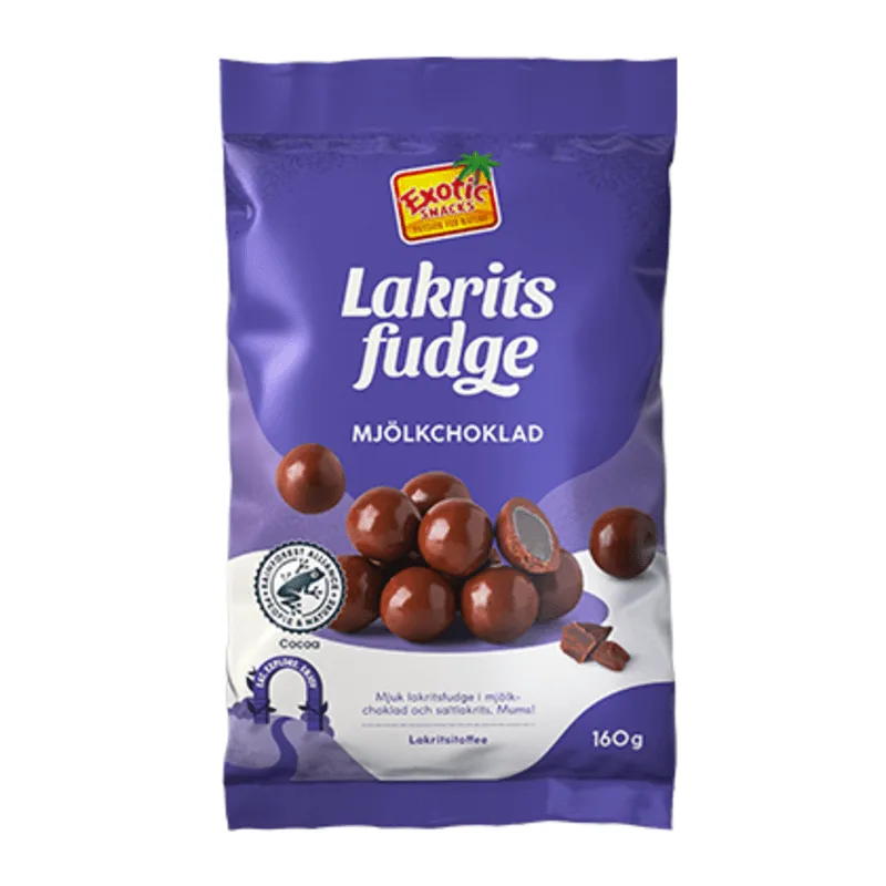 Exotic Snacks Lakritsfudge 160 g