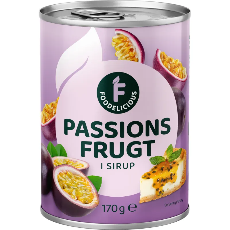 Nordthy Foodelicious Passionsfrukt i Sirap 170g