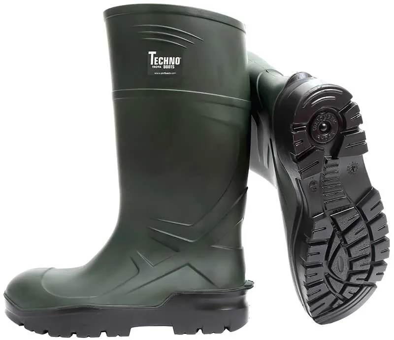 Techno Boots S5 Skyddsstövel grön, PU 41