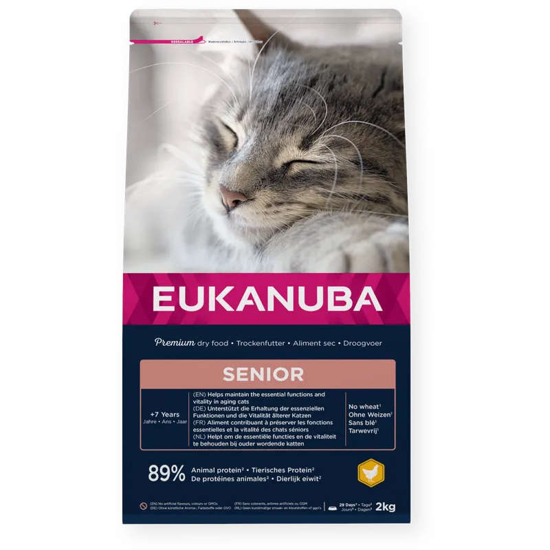 Eukanuba Cat Senior Chicken Torrfoder till Seniorkatt
