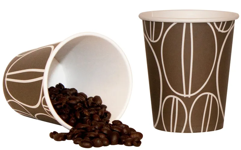 Pappersmugg Bönan Brun 24 cl 50 st/rör
