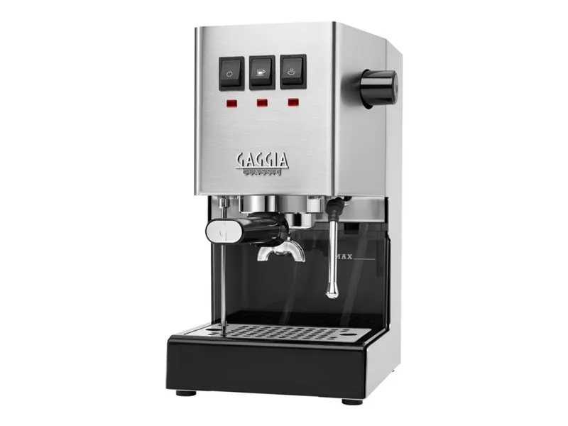 Gaggia Classic E24 espressomaskin, borstat stål