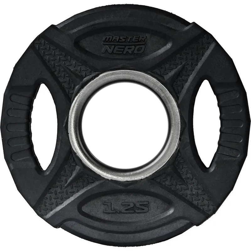 Master Fitness Nero Rubber Plate, Viktskivor gummerade (#5889)