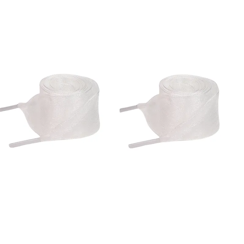 Skira Organza Ribbon Skosnören – 120cm White