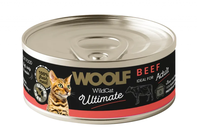 Beef Paté Våtfoder för Katt - 12 x 85 g