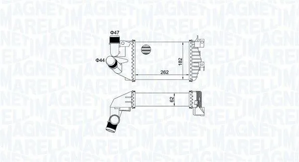 Intercooler MAGNETI MARELLI 351319205080