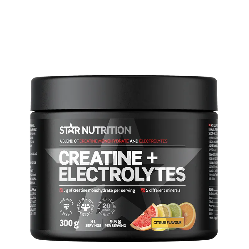 Kreatin + Elektrolyter 300 g - Citrus