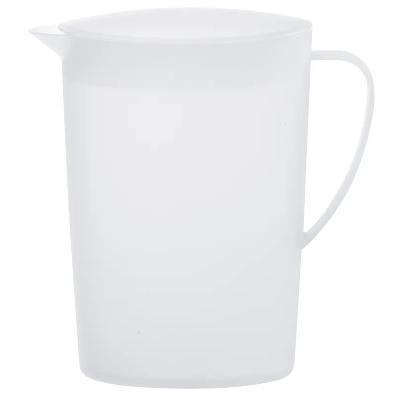 Kanna med lock 2 liter transparent