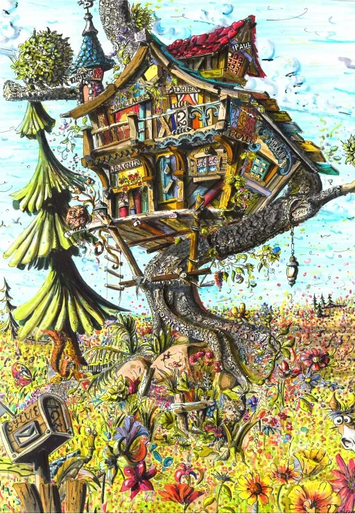 Pussel – The Treehouse 1000 Bitar