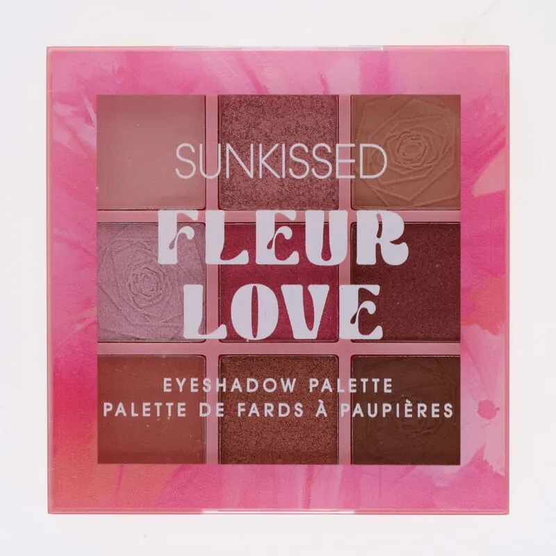 Sunkissed Fleur Love Eyeshadow Palette 9×0,9 g