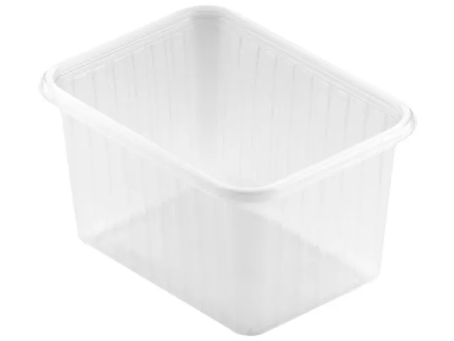 Plastform PP rektangulär Fixpack – 750ml 146x110x83mm transparent – 50 st
