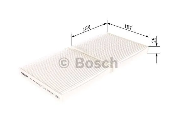 Kupéfilter BOSCH 1 987 432 242