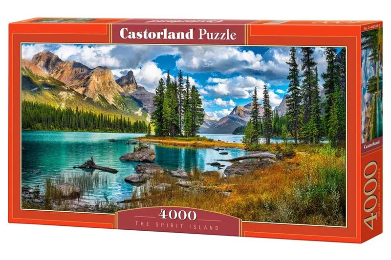 Castorland Pussel - Spirit Island vid Maligne Lake, Kanada 4000 Bitar