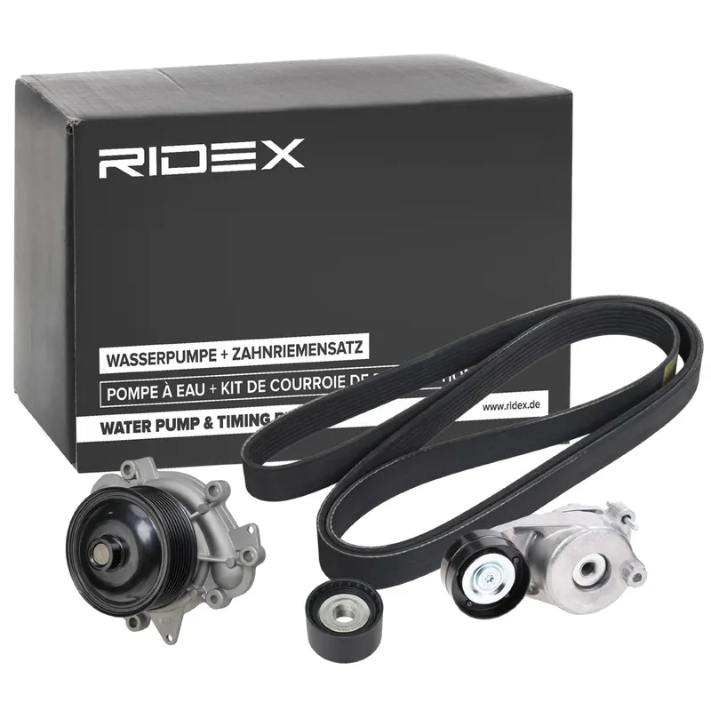 Vattenpump + drivremssats RIDEX 4172P0044