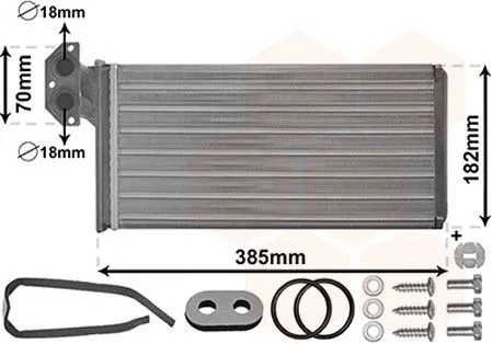 VAN WEZEL 30016701 Värmepaket