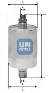 Bränslefilter UFI 31.575.00