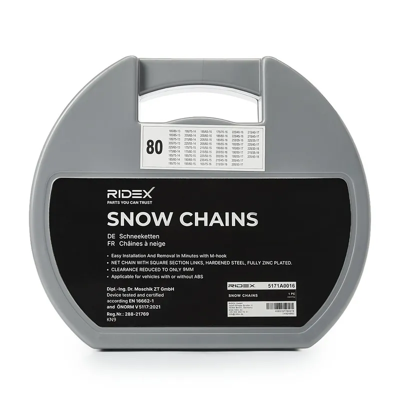 Snökedjor RIDEX 5171A0016