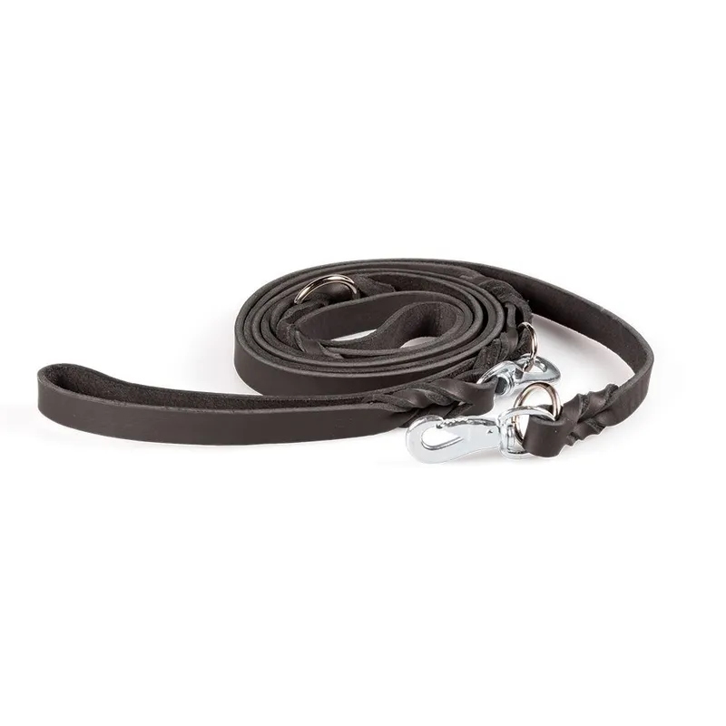 Feel Leather Braid Läderkoppel Multi Svart (#6848)