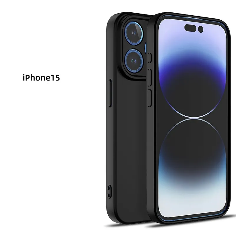 iPhone 15 Skal – Mikrofiber Silikon