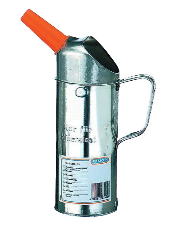 Pressol 07342 Oljemått vitbleck/LDPE, okrönt 1 l