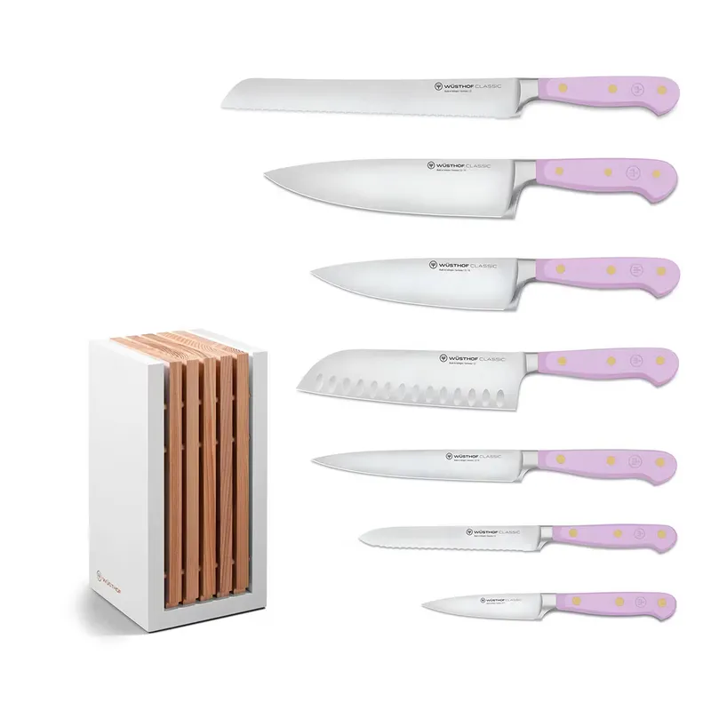 Wüsthof Classic Purple Yam Knivset 7 knivar + knivblock