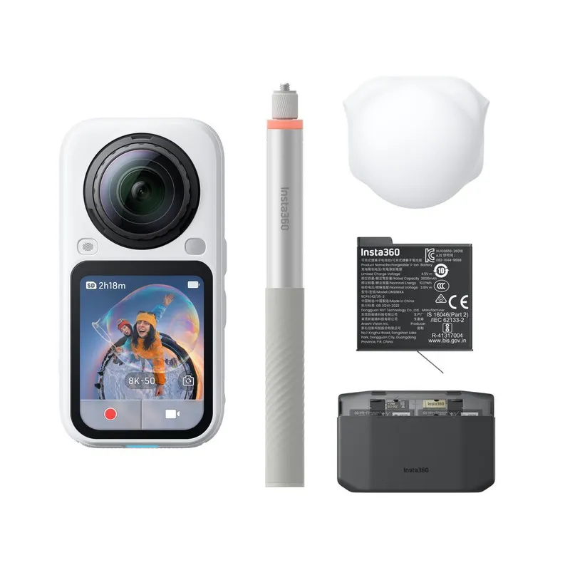 Insta360 X6 Essentials Bundle - Arctic White