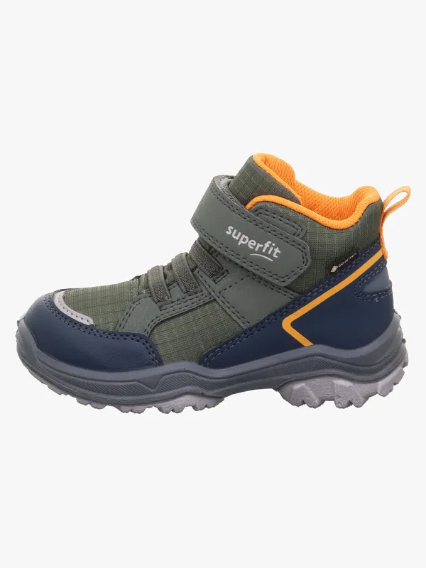 Superfit Jupiter GTX Vattentäta Mid Sneakers, Green/Orange, 30