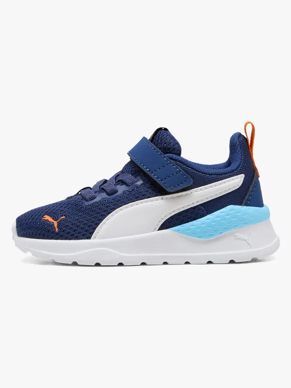 Puma Anzarun Lite AC Infant Sneakers, Blue Jewel/White, 22