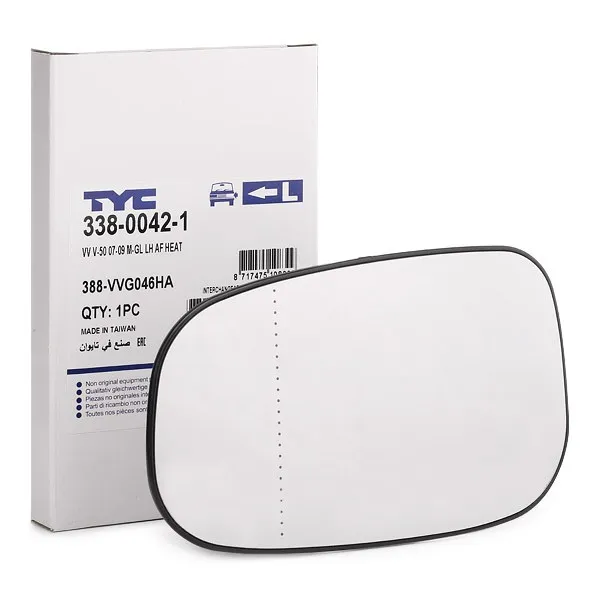 Backspegelglas TYC 338-0042-1