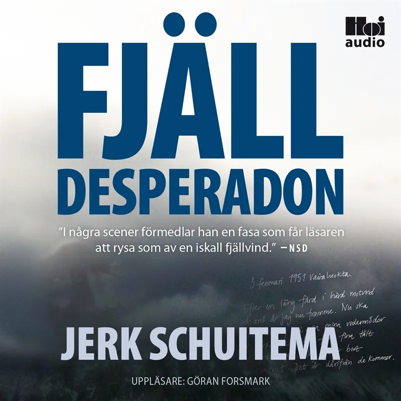 Fjälldesperadon, Ljudbok
