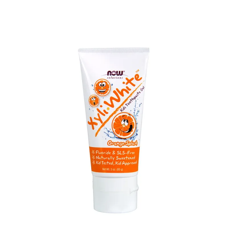 NOW – XyliWhite Kids, Orange Splash, 85g