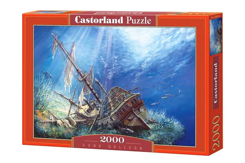 Castorland Pussel - Sjunken Galleon 2000 Bitar