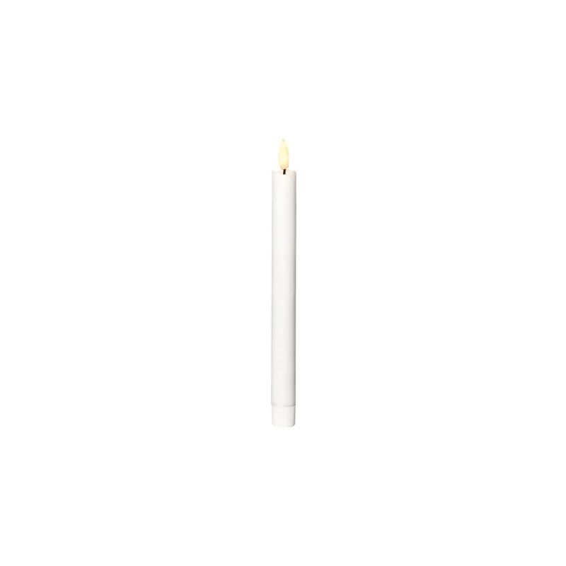 LED ANTIKLJUS FLAMME RUSTIC / 2-Pack / 25 cm / Batteri / timer