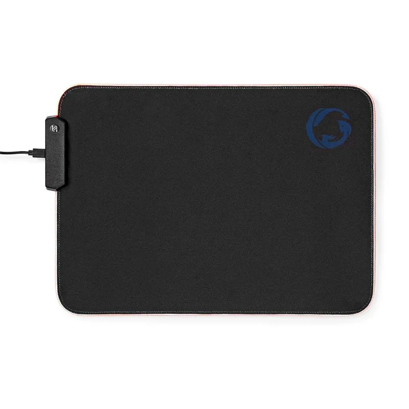 Nedis Gaming Musmatta med LED belysning – Svart