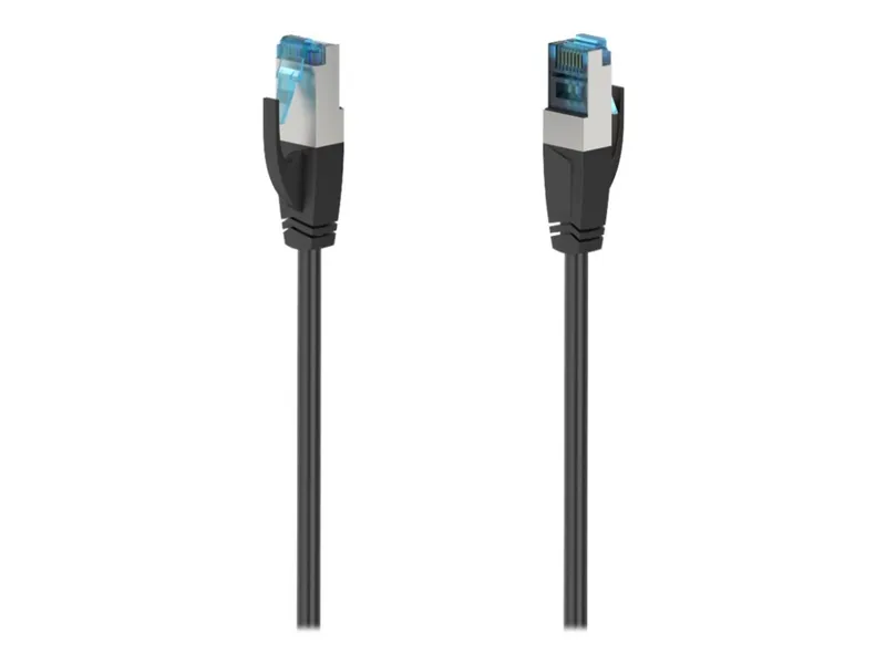 Hama – Nätverkskabel – RJ-45 (hane) till RJ-45 (hane) – 10 m – S/FTP – CAT 6a – svart