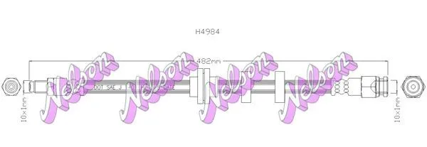 Bromsslang KAWE H4984
